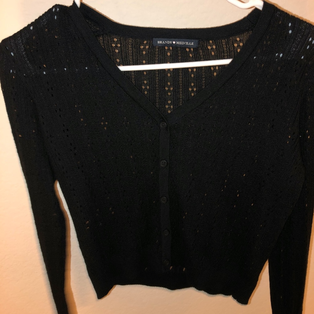 black brandy Melville cardigan